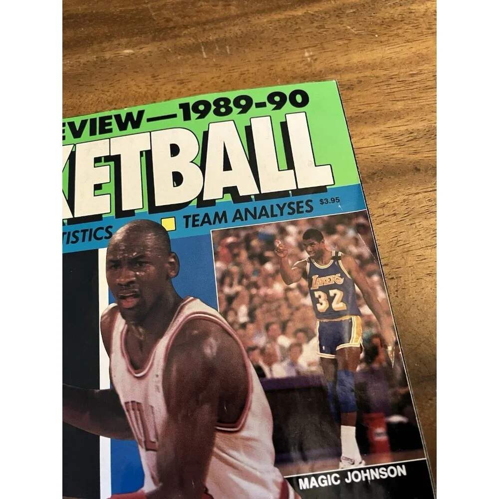 RARE 1989-90 PETERSEN'S PREVIEW PRO BASKETBALL MICHAEL JORDAN - Picture 4 of 10